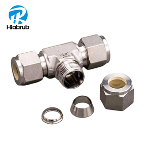 מחבר תלת-כיווני מרותך שטוח מפלדת אל-חלד 304, מחבר צינורות שמן בלחץ גבוה מרותך בקצה - Product Image 2