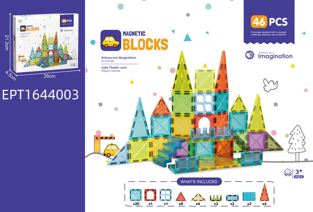EPT1644003 JUGUETES MAGNÉTICOS DE 5.5CM 46PCS -30uds/caja