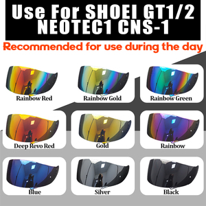 Visera Fotocromática para Casco de Motocicleta, Visera Completa para GT-AIR1 GT-AIR2 <span class=keywords><strong>NEOTEC</strong></span> CNS-<span class=keywords><strong>1</strong></span>, Repuesto de Lente Protectora Contra el Viento, Accesorios - Product Image 3