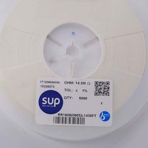 Whole Sale RR1608 0603L1435FT 0603 1608 Resistors Chip Resistors SMD Resistors 14.3Mohm 1% 1/10W Thick Film Resistor - Product Image 1