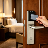 Sistema Electrónico Digital de Cerradura de Puerta con Tarjeta Inteligente RFID para Habitaciones de Hotel, Cerradura de Puerta de Hotel con Sistema de Software de Gestión