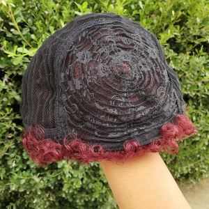 วิกผมลูกไม้ด้านหน้า13X1สีธรรมชาติผมแท้แท้6นิ้ววิกผมพิกซี่สั้นวิกผมธรรมชาติสำหรับผู้หญิงผิวดำ - Product Image 6