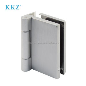 Kz वाणिज्यिक कार्यालय ग्लास हार्डवेयर फिटिंग ग्लास दीवार माउंट जस्ता मिश्र धातु एल्यूमीनियम फ्रेम डोर हिंज - Product Image 3