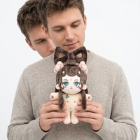 Poupée en peluche de coton personnalisée, style beauté ancienne, jouet en peluche personnalisé, taille sur mesure, poupée anime en peluche