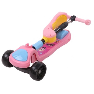 Livraison en Chine vente à bas prix <span class=keywords><strong>freestyle</strong></span> pliable tout-terrain 3 roues auto-équilibrage sport kick bike enfants scooter pour enfants - Product Image 2