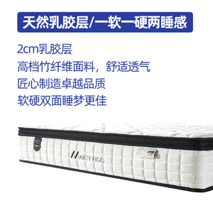 Marty Figo Latex Mattress Medium Firm Individually Pocketed Springs Compressible For Hotel Homestay - Product Image 3