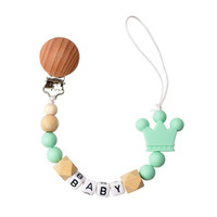 Chaîne de sucette en silicone panda, pour attache-sucette, personnalisé, nouvelle collection 2022