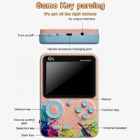 G5 Retro Console de jeu portable 500 jeux classiques en 1 boîte de jeu vidéo avec sortie TV Gameplayer simple/double manette nostalgique