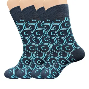 Custom Mens Dress Cotton Socks Weed Socks Factory OEM Manufacturer Colorful Knit Custom Logo Women and Men Casual