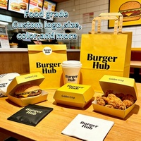 Boîte pliable jaune personnalisée alimentaire sûre impression vive OEM design pour boîte cadeau biscuits café premium