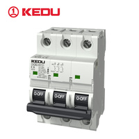 Disyuntor en miniatura KEDU CKDB2 4P de alto rendimiento 250V 10kA directo de fábrica con certificación tipo B/C/D/K VDE y CE CB