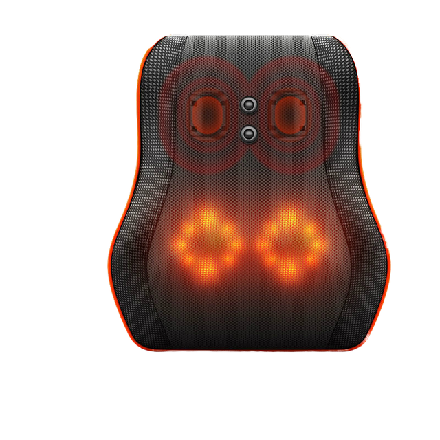 Luxury Deep Tissue Shiatsu Back Massage Cushion Portable Heating Electric Neck Massager for Chronic Pain Management