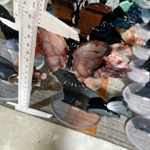 Vendita all'Ingrosso di Cristalli Naturali Misti a Forma di Elefante con <span class=keywords><strong>Farfalla</strong></span>, Cristalli di Quarzo per Guarigione Reiki <span class=keywords><strong>e</strong></span> Decorazione - Product Image 6