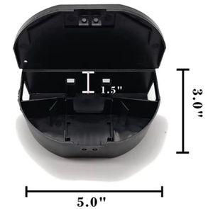Stocked Durable Large Black Bait Stations For Mice Eco-friendly <strong>Mouse</strong> Bait Station - Product Image 3