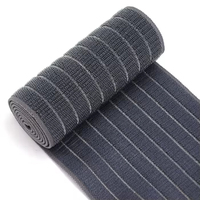 Ceinture abdominale élastique large, durable et douce pour la peau, avec soutien médical, en soie de poisson ajourée