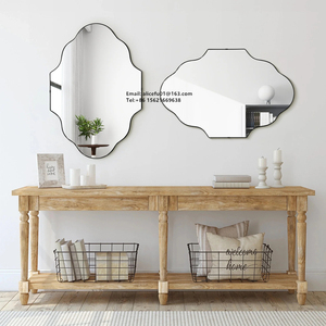 <span class=keywords><strong>Espejo</strong></span> de Pared Ecológico con Marco de Aluminio Dorado Personalizado, Diseño Festoneado, 4mm de Grosor, Decoración Sofisticada, Estilo Europeo Art Deco - Product Image 6