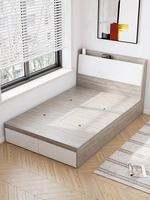 Lit de Rangement Multifonctionnel en MDF, Gain de Place, Mobilier de Chambre Tendance en Gros, Vente Chaude d'Usine