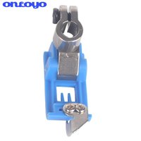 Pied presseur plat pour surjet en plastique bleu de 5,6 mm pour machine à coudre Pegasus W500 Siruba F007 Yamato, accessoires de machine à coudre