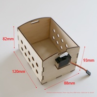 Compartiment à parapluie en bois Skywalker X8 pour modèle d'avion télécommandé à voilure fixe FPV, accessoires fabriqués en Chine