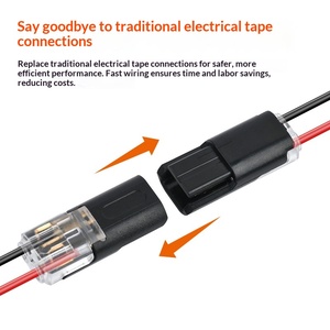 Conector de cable de desconexión rápida veterinaria con cubierta transparente abatible para empalme rápido de cables dentro del cableado de dispositivos médicos para mascotas - Product Image 3