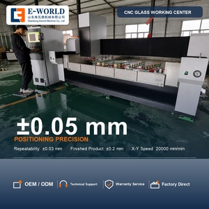 Centre d'usinage CNC certifié CE pour le traitement du verre, haute précision automatique pour le fraisage, le perçage, le rectification et le polissage du verre, durable. - Product Image 6