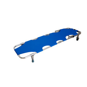 Tandu Lipat 2 Tingkat dari Paduan Aluminium Berkekuatan Tinggi dengan Kain Oxford Portabel, Sandaran yang Dapat Disesuaikan, dan Roda - Product Image 3