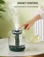 Diffuseur d'air à nano-brume réglable pour bureau : atomisation ultrasonique, débit de brume réglable, fonctionnement silencieux