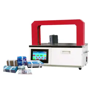 HB03 Desktop Paper Band OPP film Tape Paper/opp Banding Machine paper bank note cash binding strapping machine