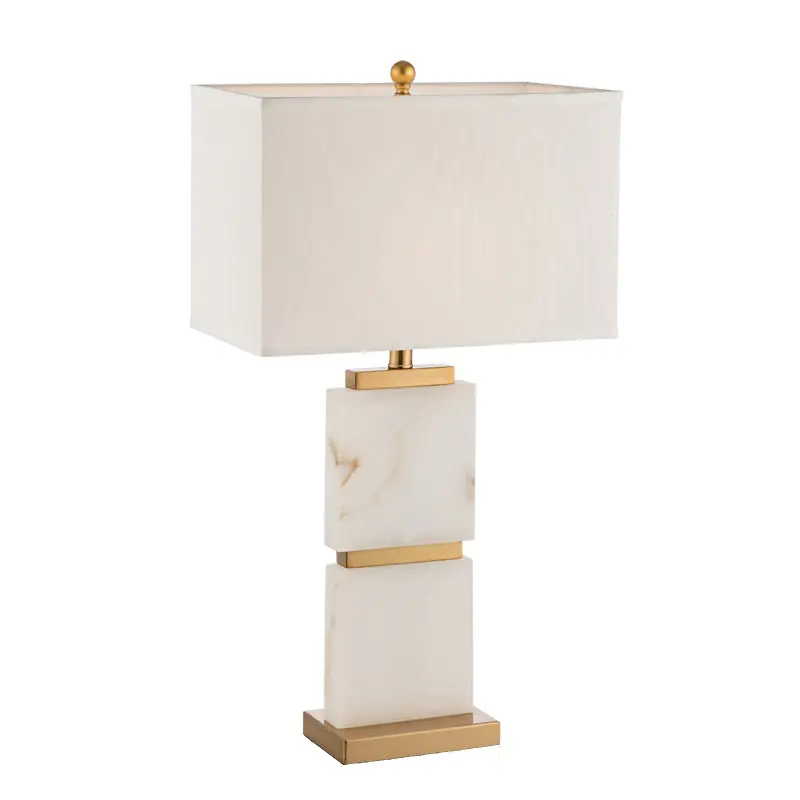 Post Modern nordic hotel home decor standing marble table lamp for living room