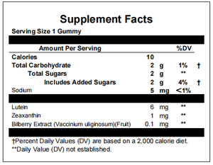 Di alta qualità senza zucchero luteina gommosa caramella zeaxantina per la salute degli occhi gommosa morbida - Product Image 3