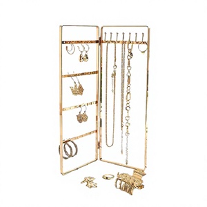 Highest Quality Metal Jewelry Storage Holder Designer Gold Color Iron Jewelry Display Stand At Low Price - Product Image 1