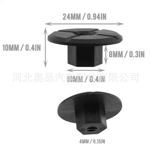 Écrou de roue en plastique Mercedes-Benz W201 W124 190D 260 Nylon POMPP pour remplacement et réparation - Product Image 3
