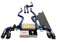 Pipa Knalpot Catback Stainless Steel 304 & Titanium Alloy dengan Polesan Cermin dan Katup untuk G20 G21 G22 340I 440I