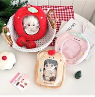 Sac à langer en peluche motif dessin animé, sac de rangement pour bébé, pochette de rangement, sac de marche pour bébé, sac à crayons, sac Itabag