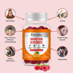 OEM de etiqueta privada CoQ10 vitamina D3 y B6 Gummy 400mg 200mg glicinato de magnesio y suplementos de L-treonato para el cuidado de la salud - Product Image 3