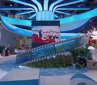 Pantalla LED Flexible a Todo Color para Publicidad en Interiores, Módulo Curvo P2.5 para Centros Comerciales y Tiendas Minoristas
