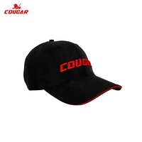 Casquette de sport en peluche imprimée au laser COUGAR pour adultes et enfants, utilisation en plein air, voyage, quatre saisons, polyester/coton, flexibilité