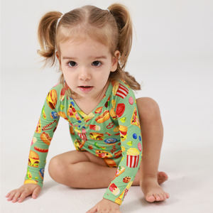 Combinaisons bébé fille personnalisées, combinaisons en bambou, combinaisons en coton pour bébés, tenues pour tout-petits, vêtements pour enfants - Product Image 3