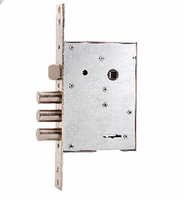 Serrure de porte à mortaise en métal de haute sécurité pour le marché russe, conforme à la norme ANSI Grade 1 262, protection anti-effraction, avec 3 clés, certifiée ISO/CE