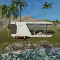 Cosses de couchage préfabriquées en acier de 20 pieds pour capsule spatiale hôtel pour capsule à usage domestique