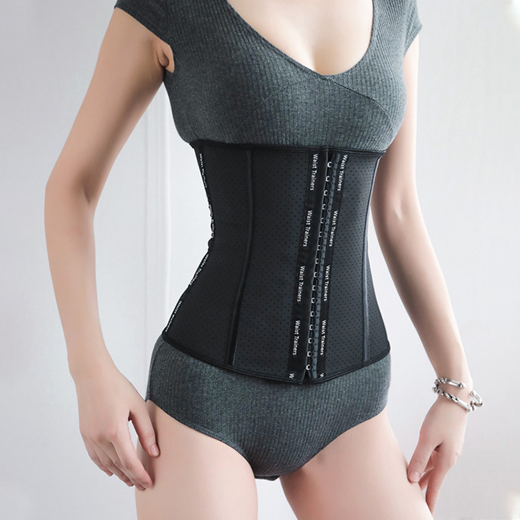 Wholesale Custom Private Label 9 Steel Bone Waist Cincher Plus Size Corset Breathable Latex Waist Trainer Shaper