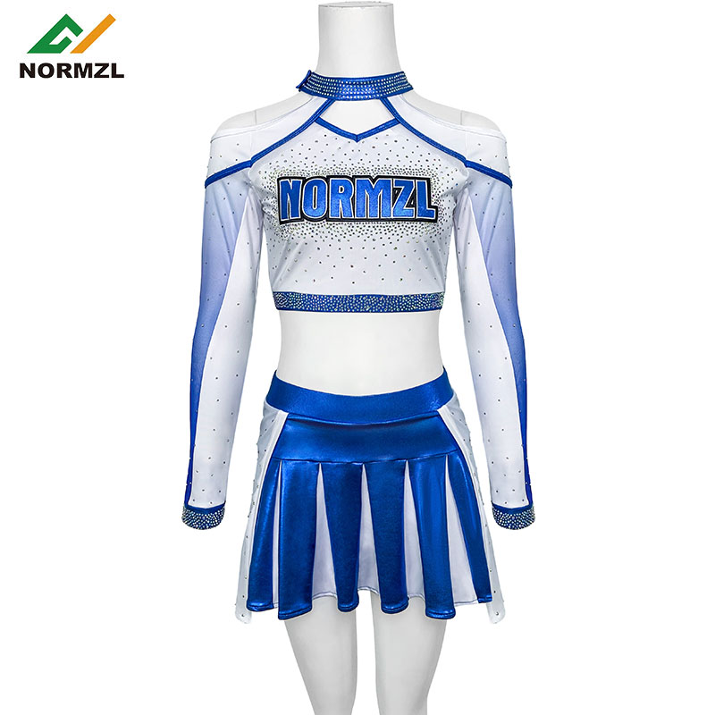 Gladiator Cheer Uniform Cheerleader Flyaway Skirt Red Cheerleading