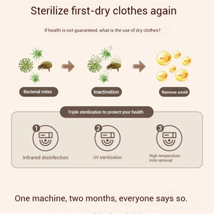 <span class=keywords><strong>Secadora</strong></span> <span class=keywords><strong>de</strong></span> <span class=keywords><strong>ropa</strong></span> multifuncional inteligente con temporizador, <span class=keywords><strong>de</strong></span> montaje en pared, con pantalla inteligente, portátil y eléctrica. - Product Image 5