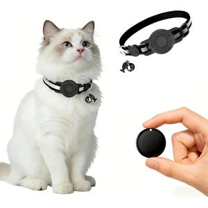 MDTZULIK Collier GPS pour chat, traceur intelligent étanche pour Android, localisateur d'animaux de compagnie sans frais mensuels, pour petits, moyens et grands animaux - Product Image 1