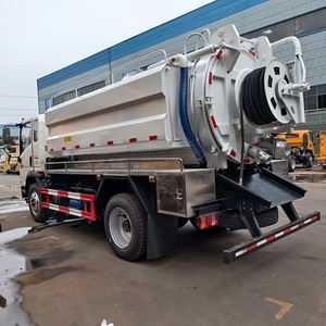 Camion-citerne de pompage et de nettoyage des eaux usées Howo, capacité de 8000 litres, camion de pompage des eaux usées sous vide - Product Image 3