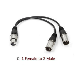 Venta caliente 0,<span class=keywords><strong>3</strong></span> m Cable XLR macho a hembra equilibrada de Audio del micrófono de la línea 1 punto <span class=keywords><strong>2</strong></span> de - Product Image 4