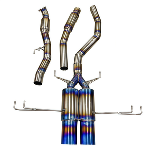 Système d'échappement Catback pour <span class=keywords><strong>Honda</strong></span> <span class=keywords><strong>Civic</strong></span> Type <span class=keywords><strong>R</strong></span> 2.0T <span class=keywords><strong>FK8</strong></span> 2017-2021, silencieux en alliage de titane, tuyaux d'échappement de voiture, amélioration du son - Product Image 5