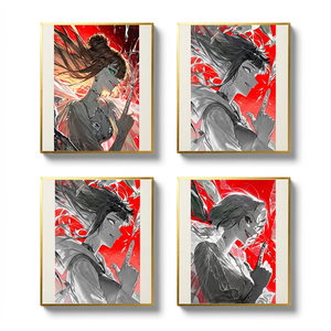 ขายส่ง แผ่นอะคริลิคตกแต่งลายอนิเมะนินจาวาอิฟู A6 300 แบบ กล่องสุ่ม ของตกแต่งโต๊ะทำงาน ของเล่นขายปลีก - Product Image 3