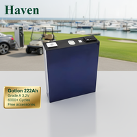 Batería Prismática LiFePO4 Gotion 3.2V 222Ah Grado A, 6000 Ciclos Profundos, para Sistemas de Almacenamiento de Energía Solar, Vehículos Eléctricos, RV, UPS, Caravanas