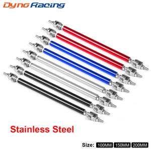 Support de fixation de pare-chocs avant en acier inoxydable 10/15/20 cm, barre de support de lèvre avant pour modification de voiture et déflecteurs - Product Image 5